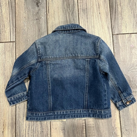 OshKosh B'gosh Genuine Kids Blue Denim Jacket Stylish Boys Size 3T EUC - Picture 3 of 4